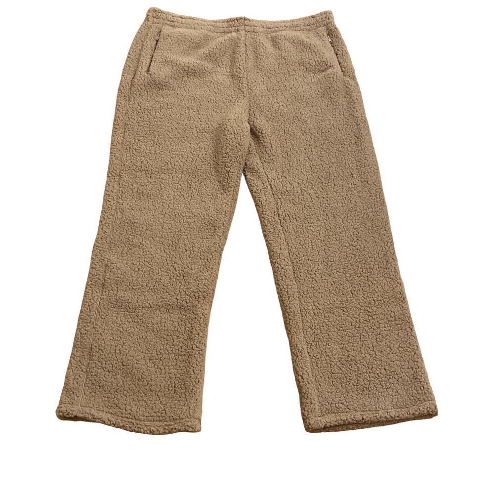 NEW SKIMS Teddy Track Pants Sherpa in Tigers Eye 
2X Wide Leg
